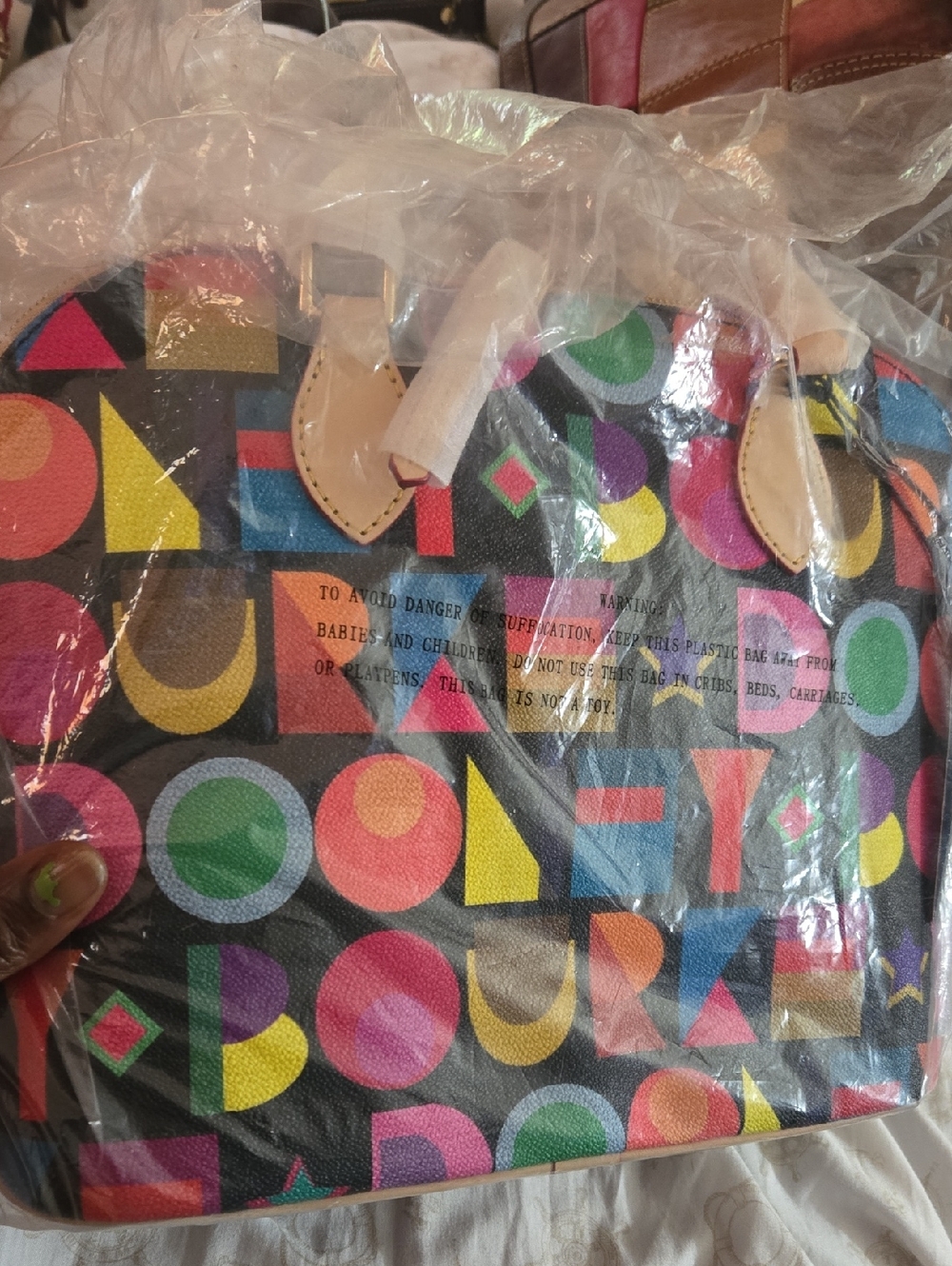 BRAND NEW UNOPENED DOONEY & BOURKE ART DECO SATCHEL